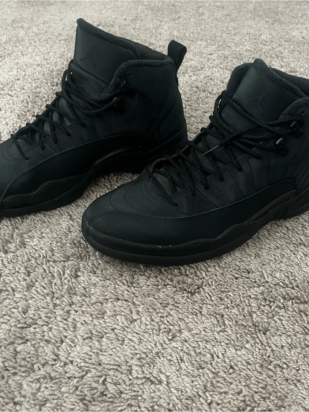 Jordan 12 Retro Winter Black Jumpman 23